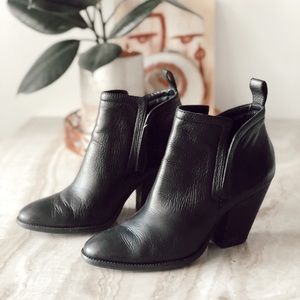 Dolce Vita Black Heeled Chelsea Boots
